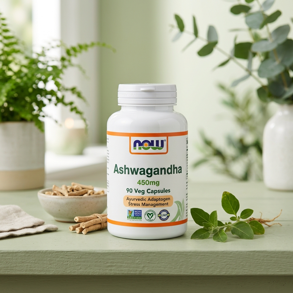 NOW Ashwagandha 450mg Bottle