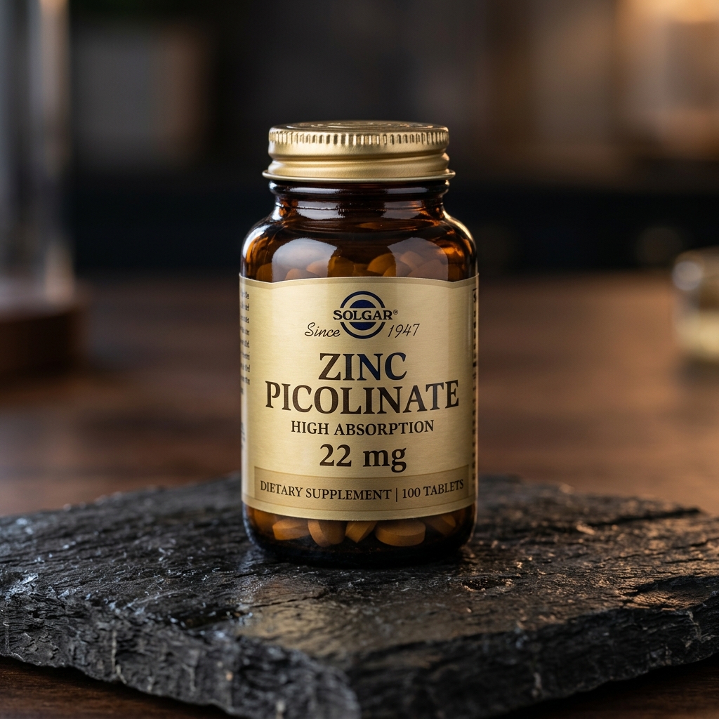 Solgar Zinc Picolinate Bottle